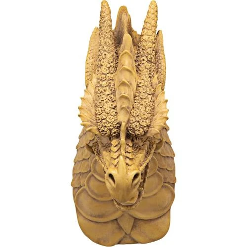Zoom sur Sculpture murale dragon bronze, lot de 2, Design Toscano