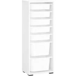 Etagère rangement MyosHome, organisateur polyvalent blanc