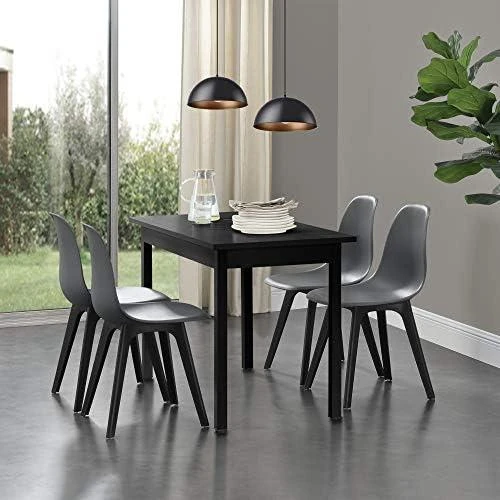 Détail de Chaises Design en.casa à Dossier Haut - Cuisine et Salle à Manger