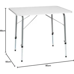 TecTake Table Pliante Camping Aluminium Léger Compact