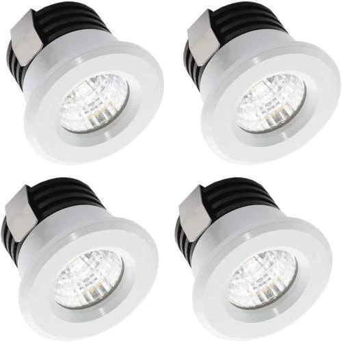 Mini Spots LED Encastrés 3W Blanc Chaud, Eclairage Vitrine - Vue principale