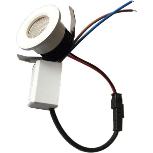 Zoom sur Mini Spots LED Encastrés 3W Blanc Chaud, Eclairage Vitrine