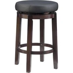 Tabouret de bar noir Linon Maya, design moderne