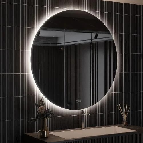 Miroir Rond ROOMTEC Rétroéclairé LED, Antibuée, Tactile - Vue principale