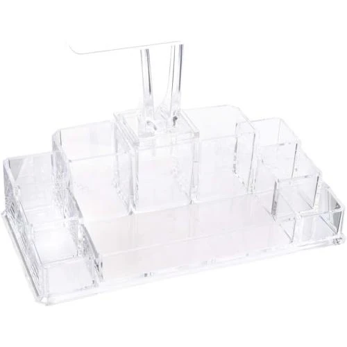 Détail de Miroir Table LED, Rangement Acrylique, Plastique, COSMETIC CLUB