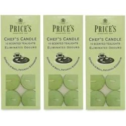 Bougies chauffe-plat, lot de 10, 39 s, 30 bougies