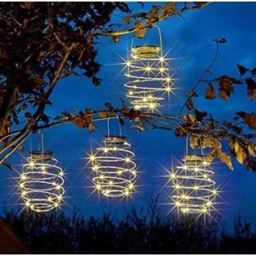 Lanternes solaires LED Coospy, décoratives suspendues, étanches - Vue principale