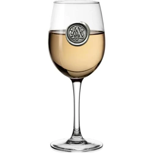 Zoom sur Verre à vin personnalisé English Pewter Company, cadeau unique