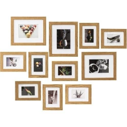 Cadre Photo Mural Lot 11, Décoration Maison Salon, MDF