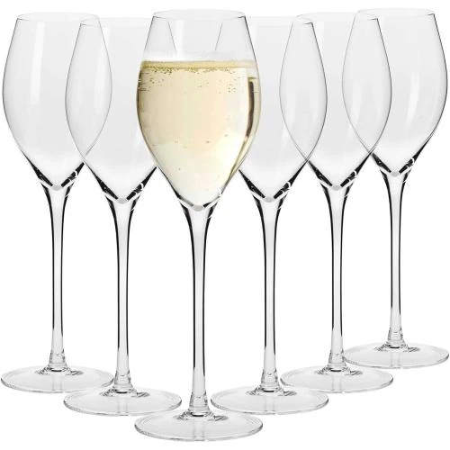 Verre Cristal Prosecco Champagne Krosno, Lot 6, Harmony - Vue principale