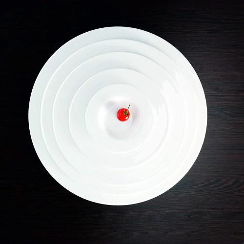 Détail de Plaque à Dessert Asa, 21 cm, Design Élégant