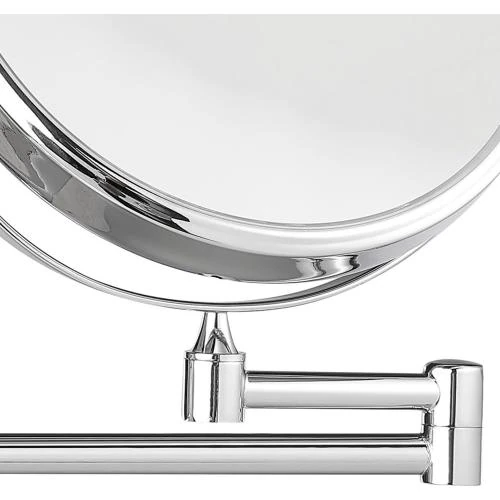 Zoom sur Miroir mural grossissant Melko, design moderne, 10x