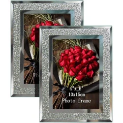 Cadre Photo Verre Lot 2, Petaflop, 10x15 cm