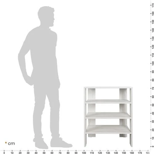 Détail de Meuble RICOO Chaussure Entree, Etagère Rangement Design Moderne