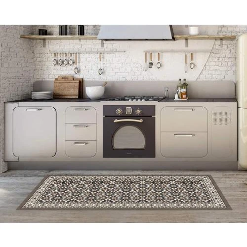 Détail de Tapis vinyle Nador, design élégant, durable, facile entretien