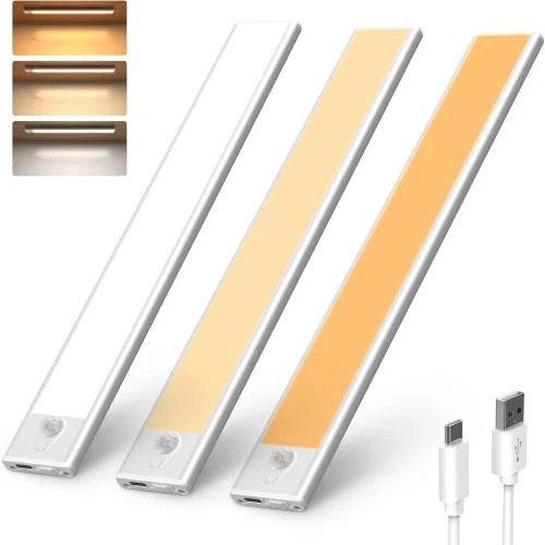 Mexllex Lampe Placard LED Dimmable, Détecteur Mouvement - Vue principale
