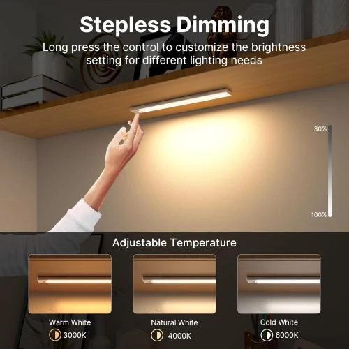 Détail de Mexllex Lampe Placard LED Dimmable, Détecteur Mouvement