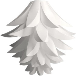 Présentation Lampe Puzzle Kwmobile Design Lotus - Luminaire DIY Polypropylène