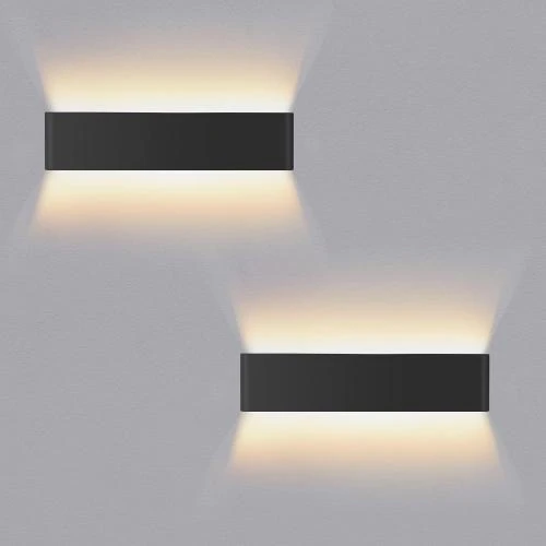 Applique Murale Intérieure Aluminium, Blanc Chaud 3000K - Vue principale