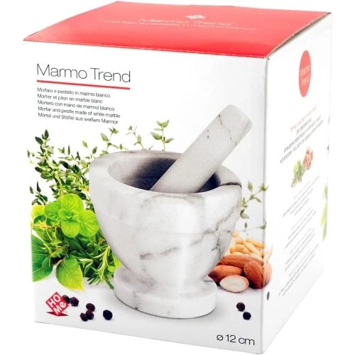 Zoom sur Mortier Marbre, Pilon, Outil Cuisine, Accessoire Essentiel