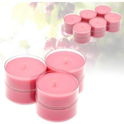 Bougies chauffe-plat parfum cerise sauvage, lot 12