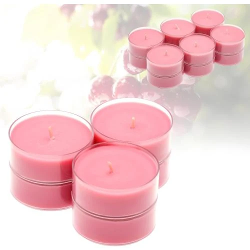 Bougies chauffe-plat parfum cerise sauvage, lot 12 - Vue principale