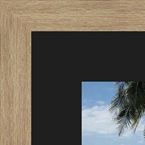Détail de Cadres Photos Multivues Noir, Mural Naturel Beige