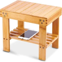 Tabouret en Bois Portable avec Rangement pour Enfants - Utoplike