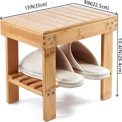 Détail de Tabouret en Bois Portable avec Rangement pour Enfants - Utoplike
