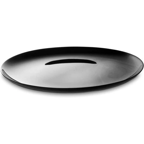 Piatto Pizza H Amp H Vetro Opale Nero 32cm - Vue principale
