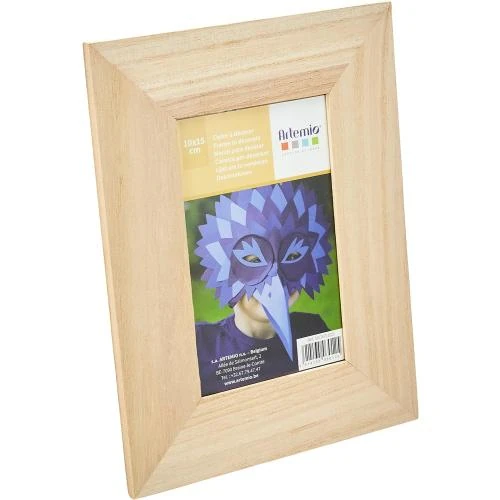 Cadre Photo Bois Beige Artemio, Élégance Naturelle - Vue principale