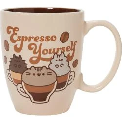 Tasse Pusheen Espresso Yourself, Enesco Department 56 en situation