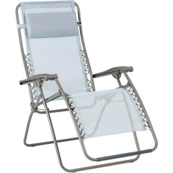 Fauteuil Relax Zero Gravité Lafuma Mobilier, Bleu Ciel