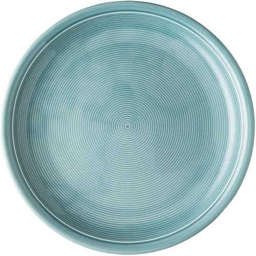 Assiettes plates Thomas, lot 2, Bleu glace, design élégant - Vue principale