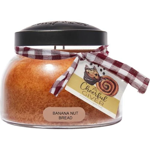 Bougie A Cheerful Giver, Banana Nut Bread, Parfum généreux - Vue principale