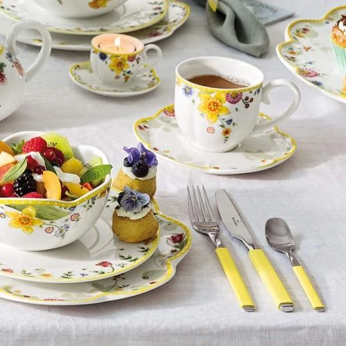 Zoom sur Gobelet Villeroy Boch Spring Awakening, Porcelaine Jaune