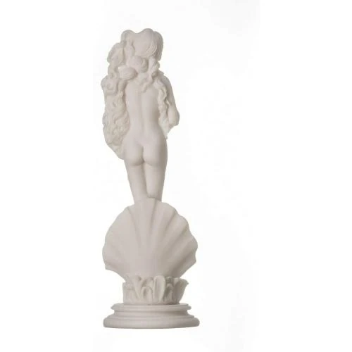Zoom sur Aphrodite Naissance de Vénus Statue Albâtre BeautifulGreekStatues