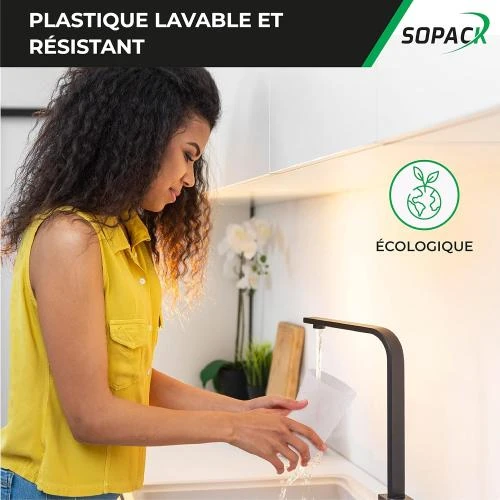 Zoom sur Gobelets Givrés Lavables, Reutilisables, Plastique Solide, 25 pcs
