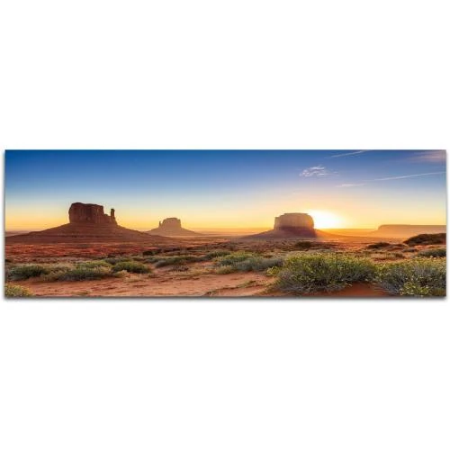 Toile panoramique Monument Valley, Paul Sinus Art - Vue principale