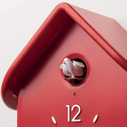 Zoom sur Horloge Coucou Pendule Guzzini, Design Élégant, Décoration