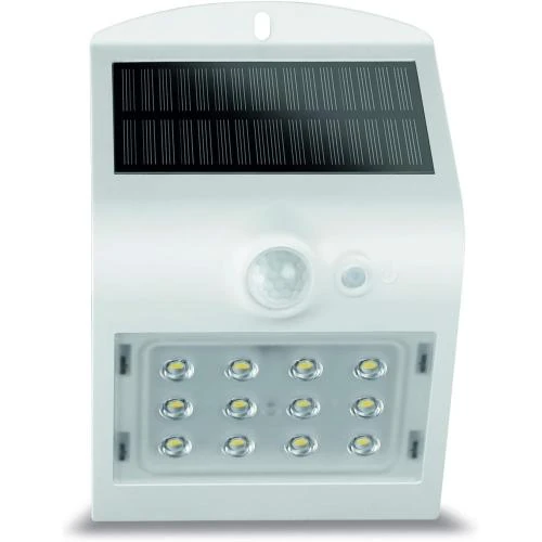 Détail de Applique murale LED solaire Guardian PIR blanc IP44