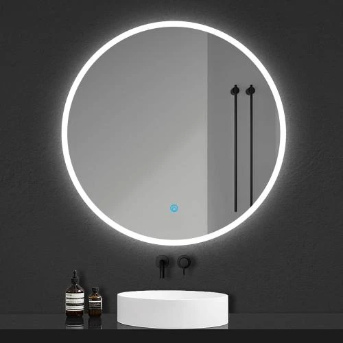 Miroir Rond Lumineux Xinyang, LED, Anti-buée, Blanc Froid - Vue principale