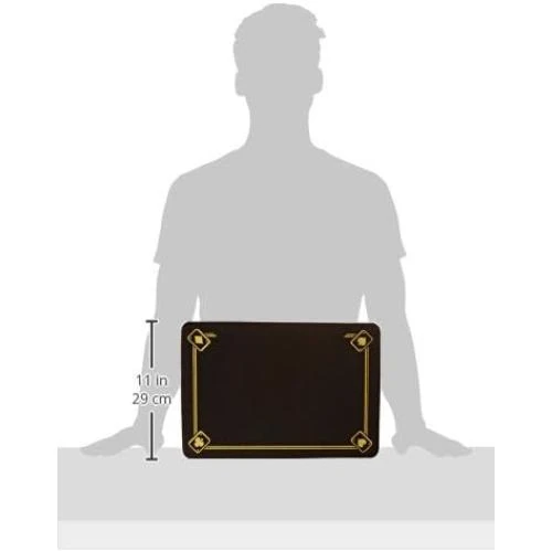 Détail de Tapis classique imprimé noir Vdf Close Up Pad