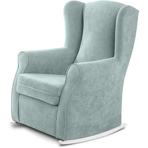 Fauteuil à bascule IRENE, capitonné, anti-taches, V. Eau - Vue principale