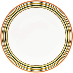 Assiette Plate Orange Iittala, Design Épuré, Élégance