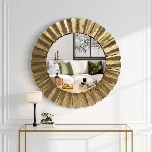 Miroir mural décoratif Joudia, design élégant, chic - Vue principale