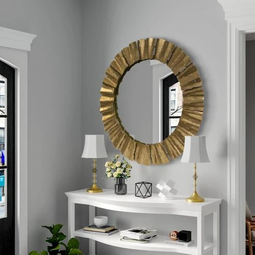 Détail de Miroir mural décoratif Joudia, design élégant, chic