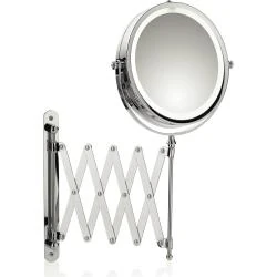 Miroir cosmétique mural LED chrome, Kela 20643