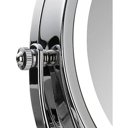 Zoom sur Miroir cosmétique mural LED chrome, Kela 20643