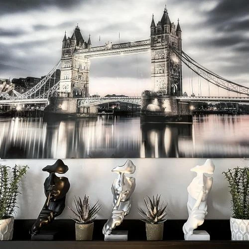 Zoom sur Statue moderne, figurine décorative abstraite Easy Ware Global